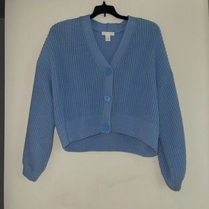 H&M Blue Cardigan
